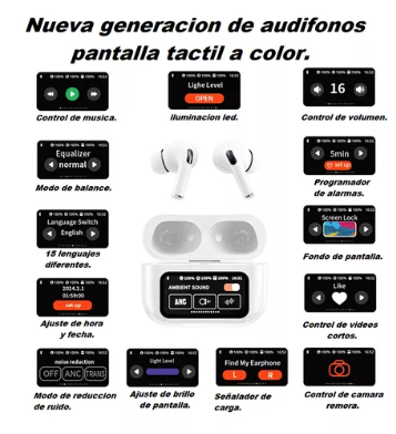 Audifonos Bluetooth Pro - Compacto, resistente y con cancelación de ruido