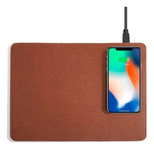Mouse Pad con cargador inalámbrico