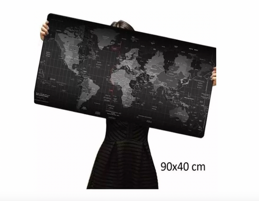 Pad mouse Gamer Mapa De Mundo 90x40cm