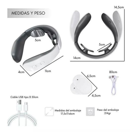 Masajeador de cuello ergonomico