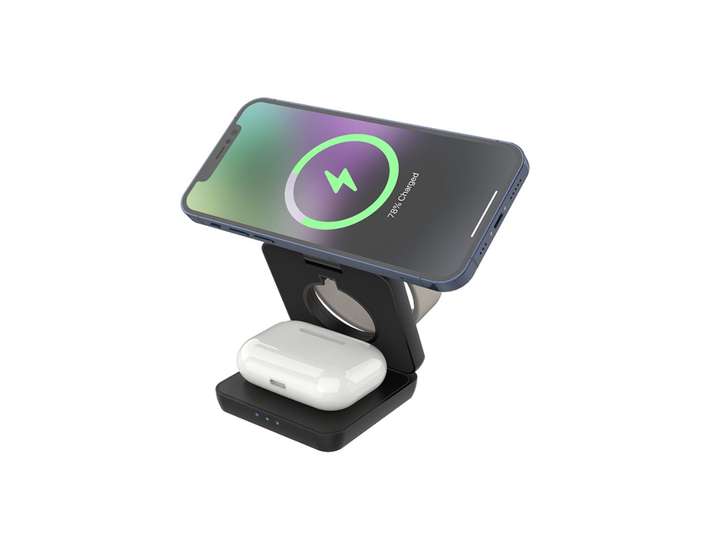 Cargador Plegable Magnético 3 en 1